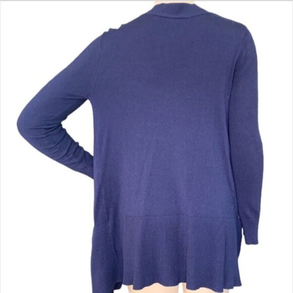 Premise Studio Longline Open Cardigan Sweater Sz S Blue 125L - Picture 5 of 8